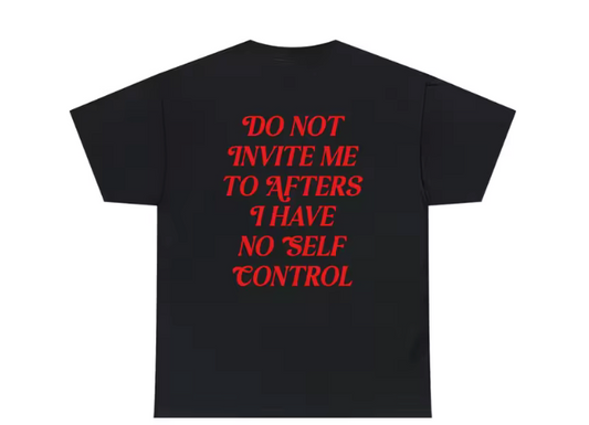 T-Shirt Do Not Invite Me